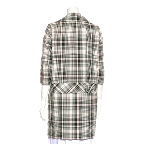 Gucci Plaid Mini Dress Size 44 - Picture 2 of 7